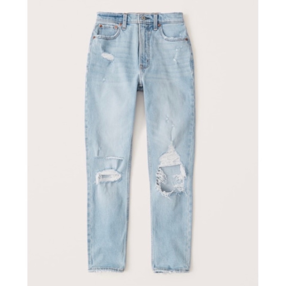 Women’s Ripped High Rise Skinny Jeans | Abercrombie & Fitch